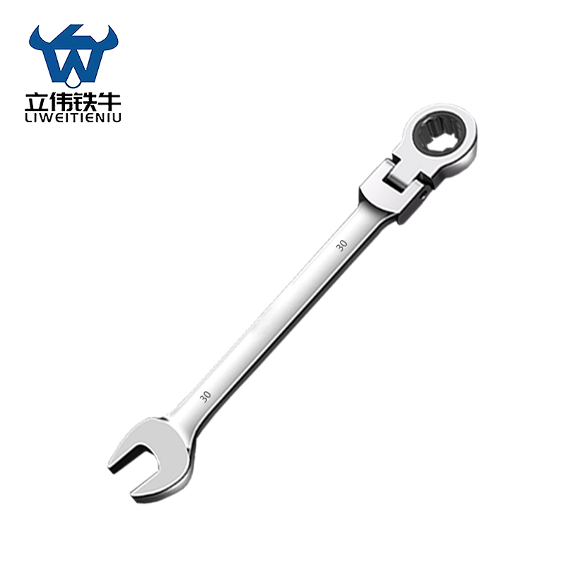 立伟铁牛活头两用棘轮扳手30mm/把高清大图