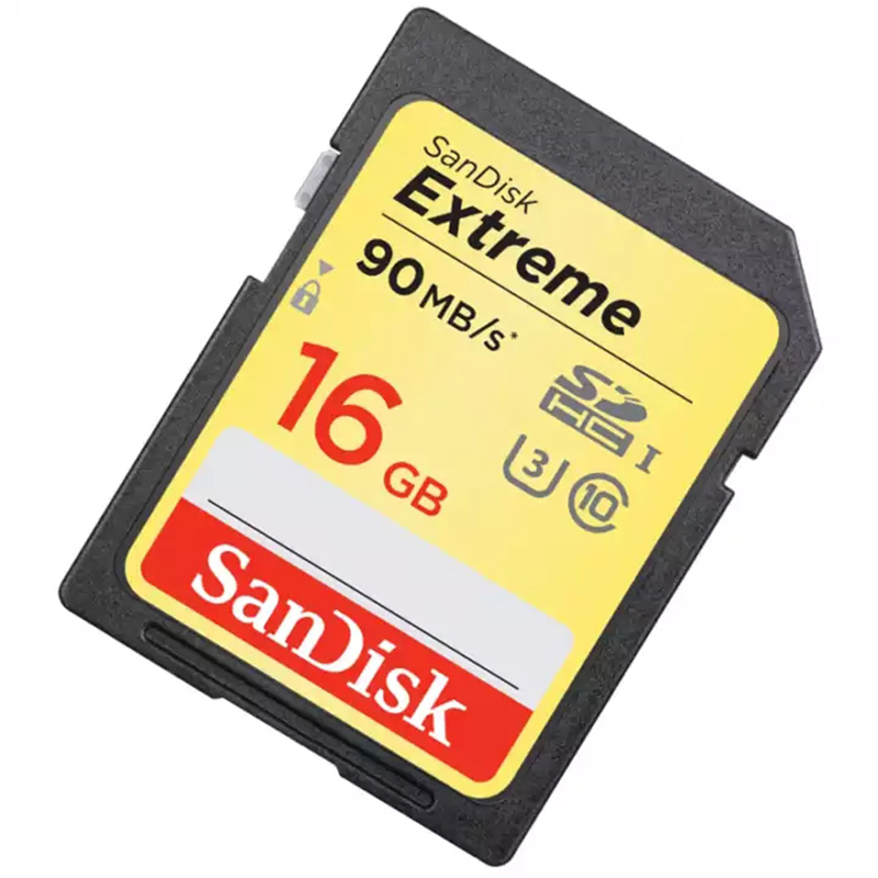 闪迪(SanDisk)16GB SD卡至尊高速读90MB/s写40MB/s相机存储卡内存卡 U3 V30 支持4K