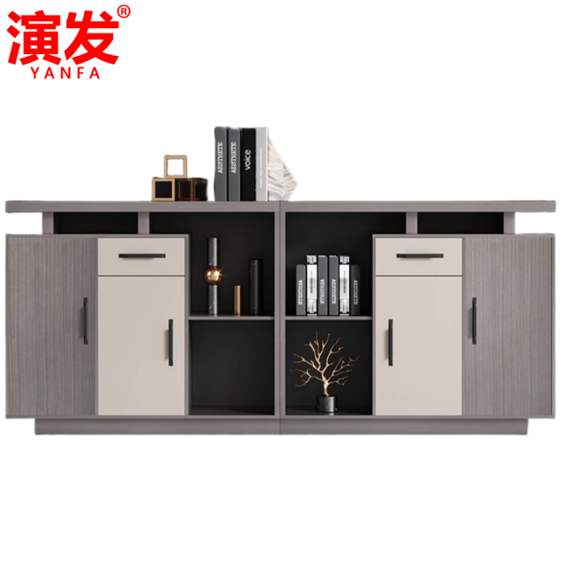 演发 矮柜三门 个高清大图