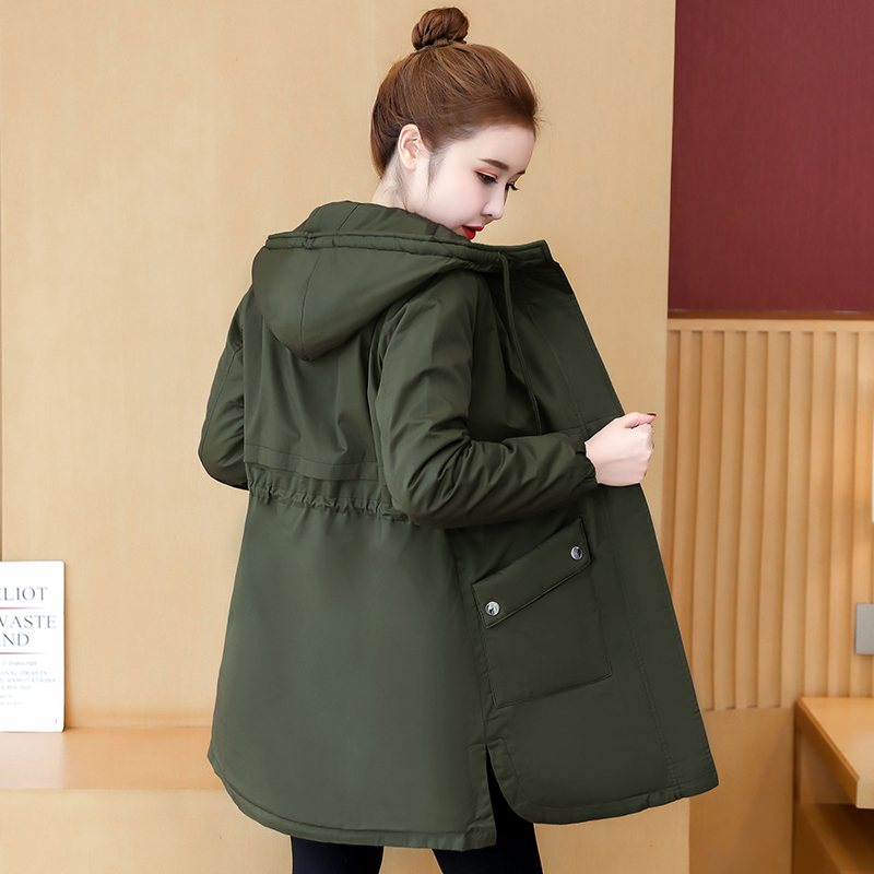 无畏衣衣中长款棉服女韩版加绒加厚保暖外套棉袄冬装修身显瘦棉衣潮