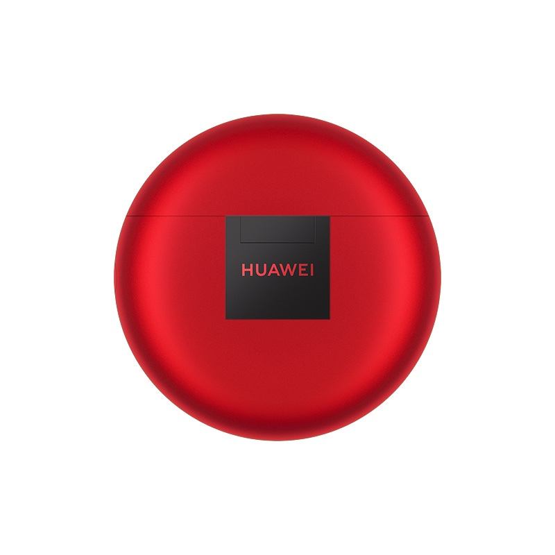 华为/HUAWEI FreeBuds 4E 有线充版 蜜语红 真无线蓝牙运动耳机 半入耳式 主动降噪舒适佩戴高解析音质