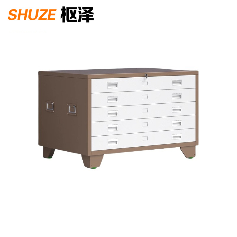 枢泽 文件柜 档案柜 1号单节带轮1000*700*650mm 台高清大图