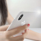 苹果X手机壳超薄送钢化膜iphone XS MAX保护套xr全包磨砂防摔i男女款硬手机套简约iphonex潮X黑其他