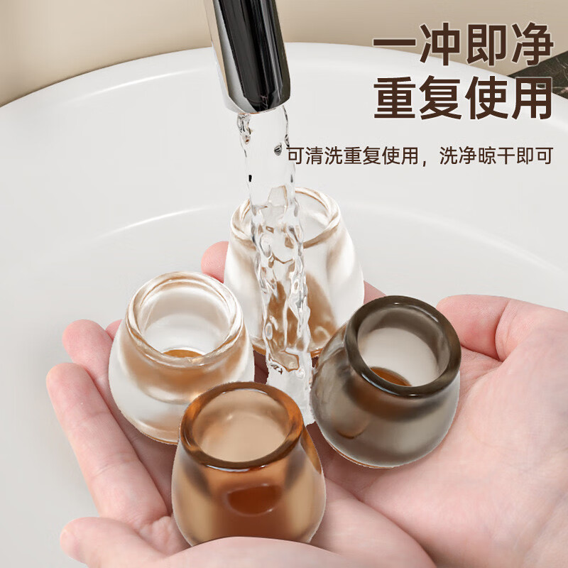 Dienmern桌椅脚垫大号长方型16个装 加厚耐磨凳子脚套防滑硅胶套防噪音高清大图
