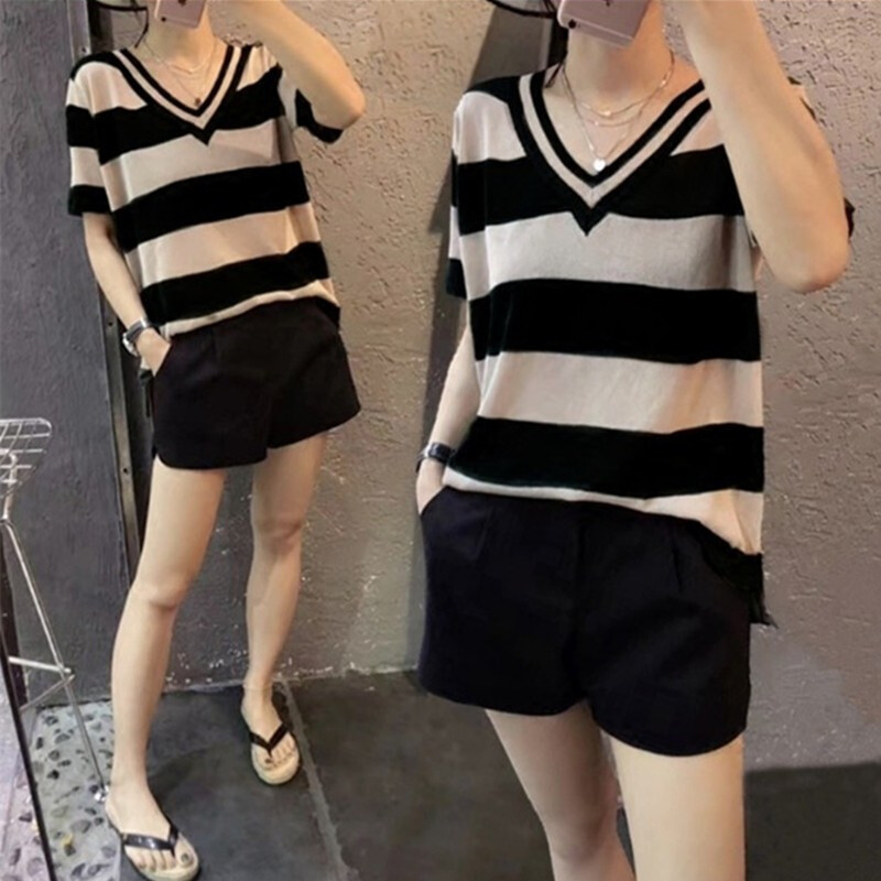 大码女装胖妹妹夏装新款胖mm腰粗遮肚子洋气显瘦短裤套装减龄藏肉