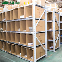 沃灏货物架仓储仓库货架置物架库房储物架器材展示架铁架钢架1米1.2米1.5米1.8米2米四层轻中重型货架(10件起发货)