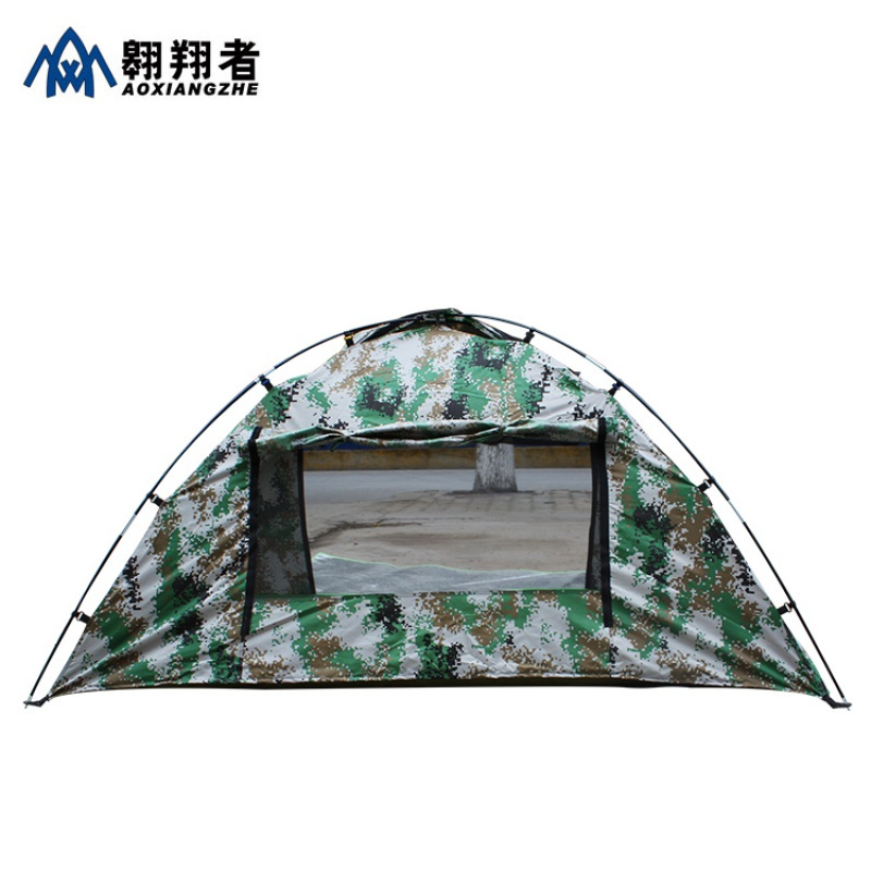 翱翔者 迷彩单兵双层防雨帐篷+防潮垫+充气垫