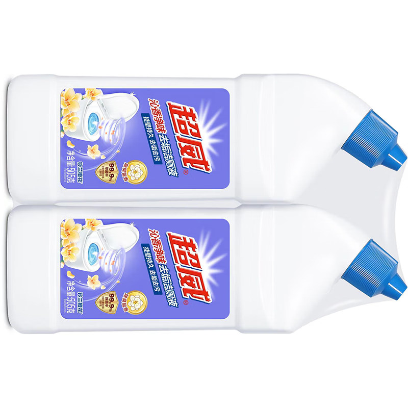 超威(SUPERB)沁香净味去垢505g*2洁厕液 2瓶/组高清大图