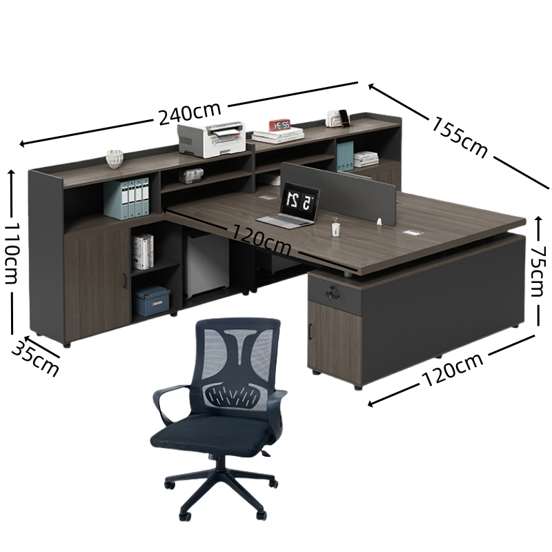 豫龙都屏风桌双人+椅套高清大图