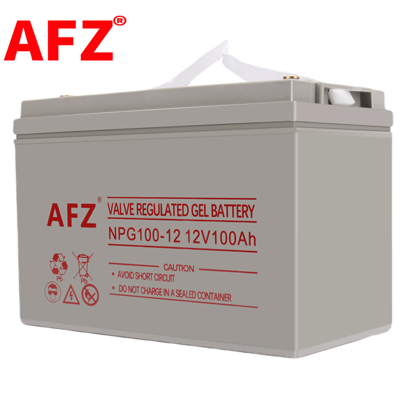 太阳能蓄电池12V100AH通信设备逆变EPS直流屏UPS电源NPG100-12短款高清大图