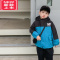 可莉允儿童棉服男童棉衣宝宝夹棉加绒加厚外套秋冬季新款男孩洋气冲锋衣