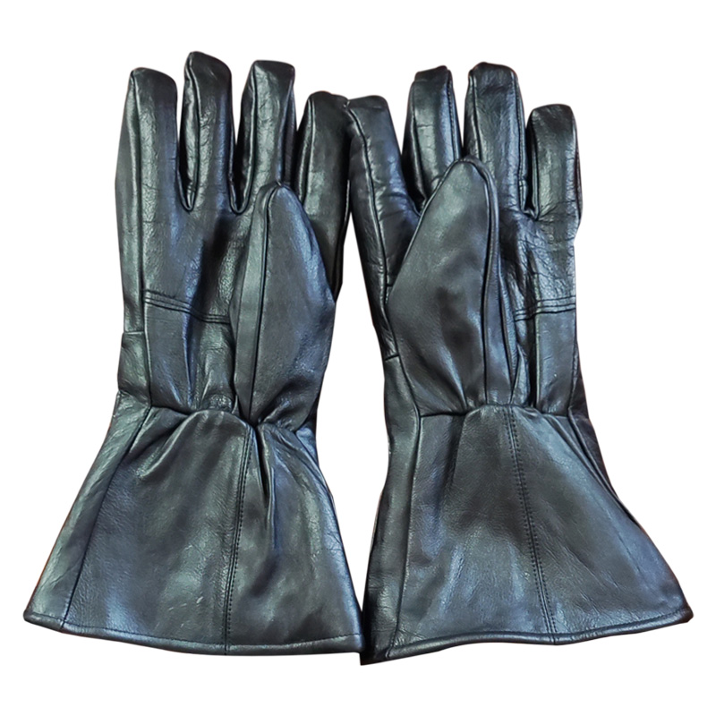 铂识 拼接牛皮手套 均码 双高清大图