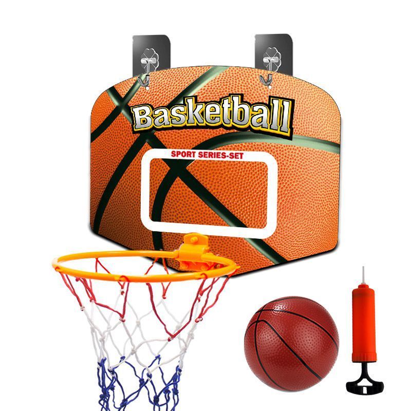 可折叠篮球架壁挂式篮板免打孔家用投篮玩具室内儿童悬挂篮筐宿舍小号