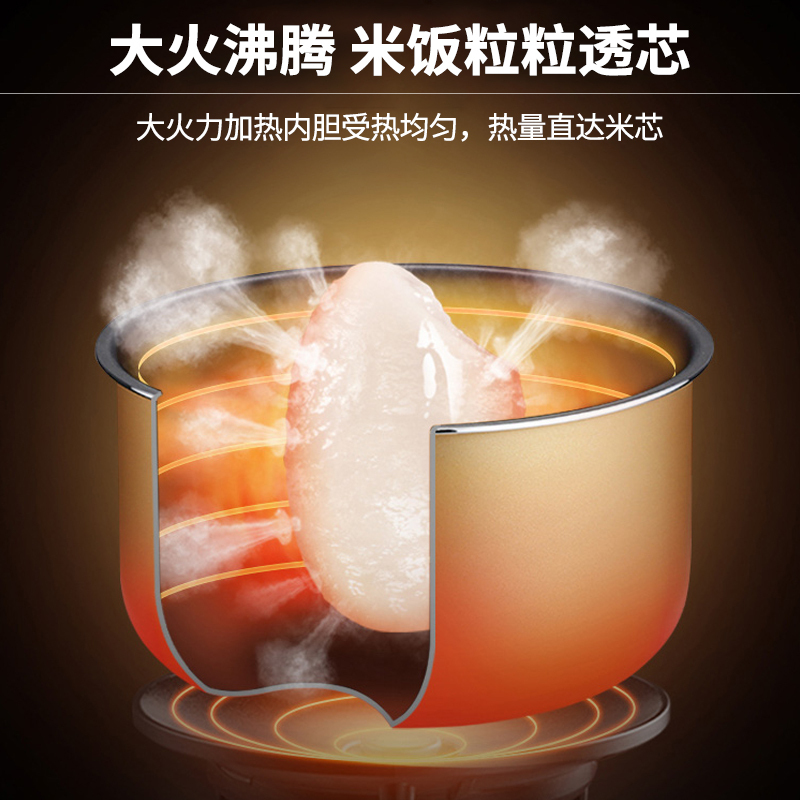 九阳(Joyoung)JYF-30FE08 电饭煲 电饭锅 智能预约 多功能大功率 3L迷你小电饭煲