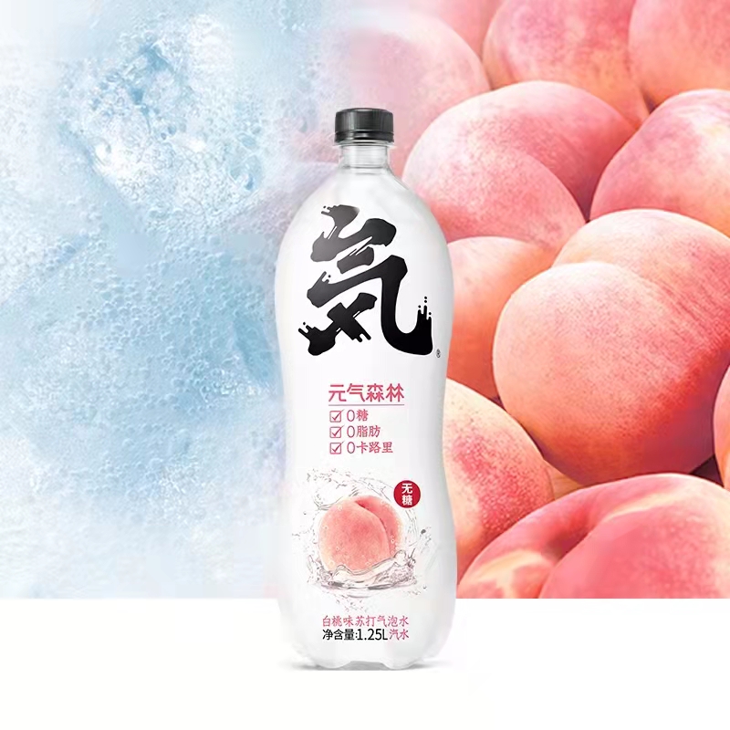 元気森林白桃苏打气泡水 1250ml