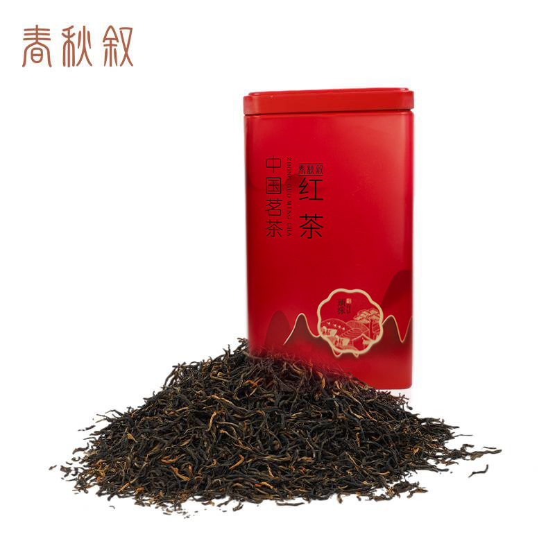 春秋叙 鲜叶红茶 250g 罐高清大图