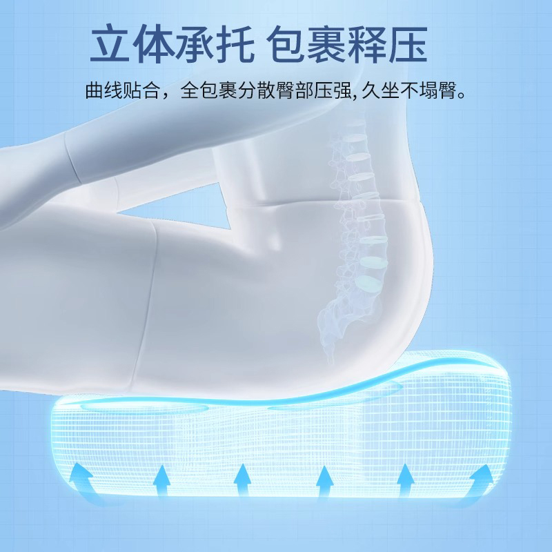 爱护佳医用防褥疮坐垫久坐久卧手专用记忆棉坐垫舒缓透气分散臀部压力