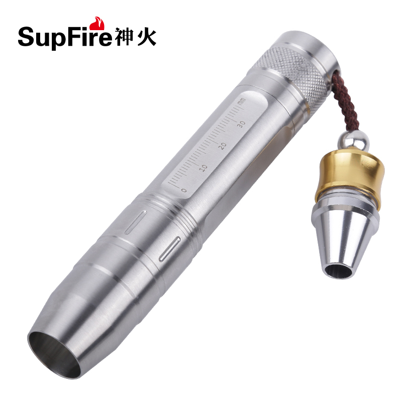 supfire神火S10照玉手电筒可充电式led灯三色光源多功能玉石珠宝蜜蜡原石检测鉴定
