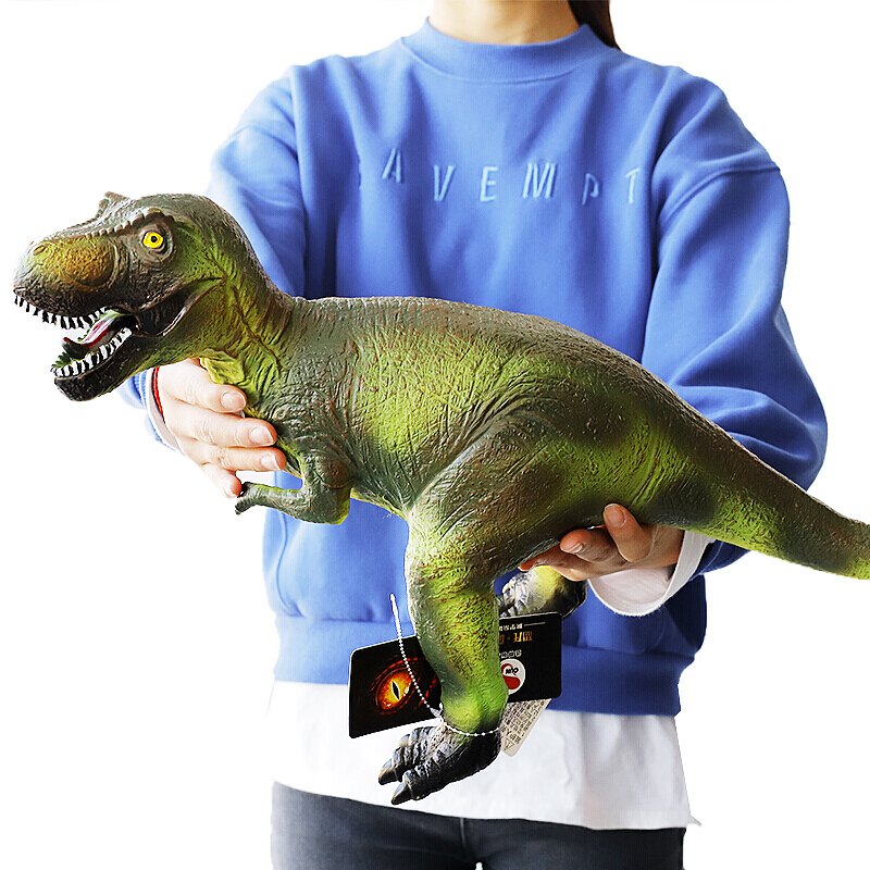 恐龙玩具软胶仿真动物模型超大号霸王龙套装 儿童玩具男孩 霸王龙60cm