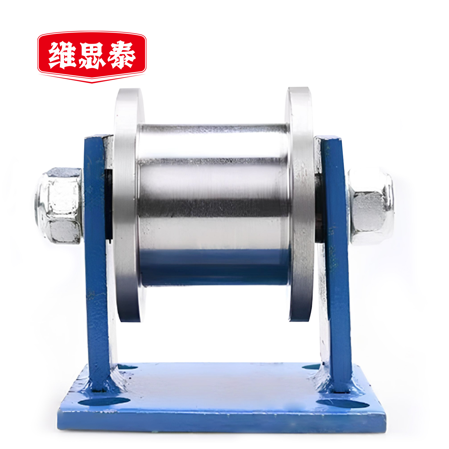 维思泰 H型双边钢轮滑轮走行轮(带支架)150*82mm 个高清大图
