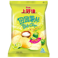 上好佳 田园薯片 青柠海盐味 80g