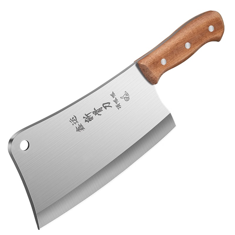 砍骨头专用刀剁骨刀家用重型加厚斩大骨刀屠夫商用坎剁刀8177高清大图