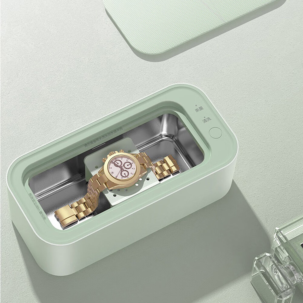 格力(GREE)超声波清洗机 眼镜清洗机 首饰剃须刀手表假牙牙套奶嘴超声波清洗神器 UV紫外线除菌 QC-40X60