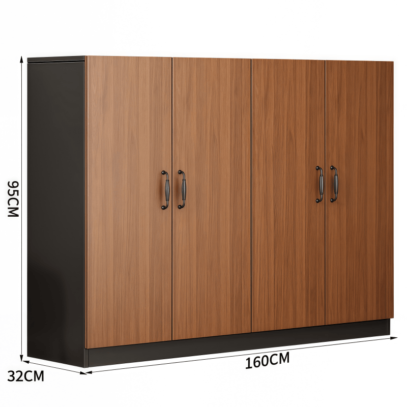 鑫木樽鞋柜160*32*95cm个高清大图