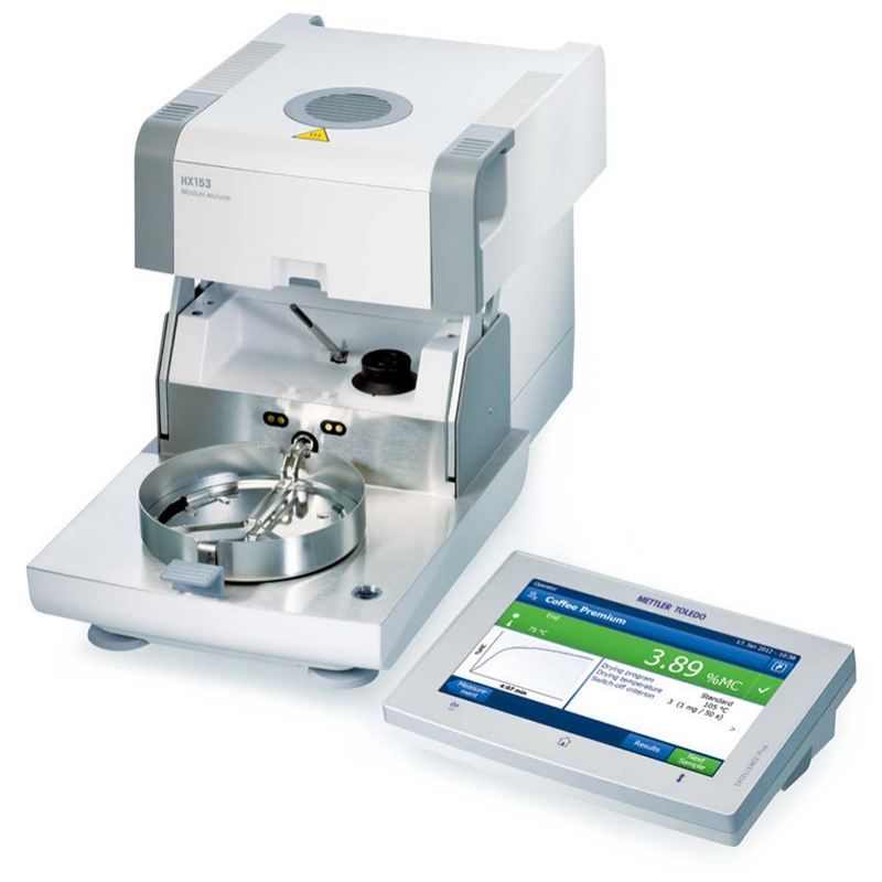 梅特勒托利多 卤素水分测定仪 HS153 配备RS-P26型号打印机高清大图