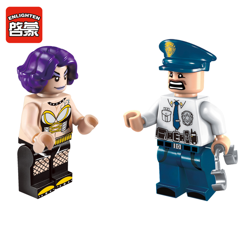 兼容乐高启蒙积木警察城市系列拼装汽车拼插男孩警车玩具追捕逃犯高清大图