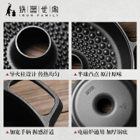 炊大皇(COOKER KING)煎锅铁器世家九号24cm 厚铸铁烤锅受热均匀不挑炉灶K24ATQ9