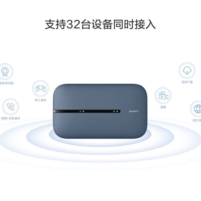 华为(HUAWEI) 随行WiFi 3 Pro 天际通版 随身wifi /300M高速上网 E5783-836