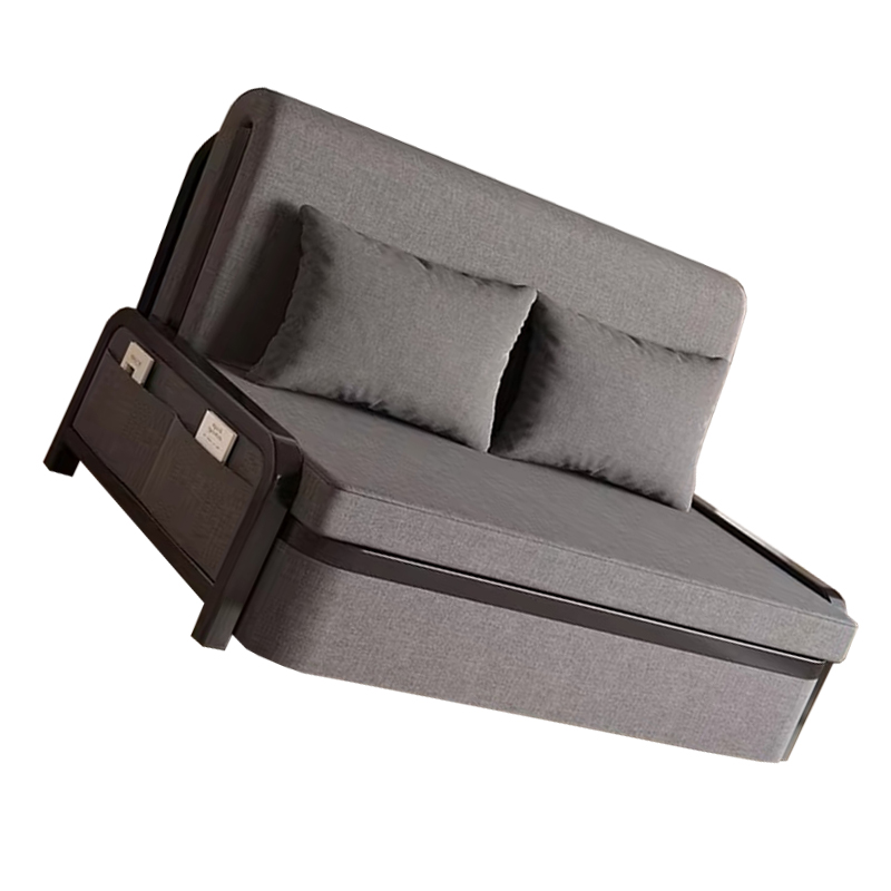 福茂莱 折叠沙发床深灰张高清大图