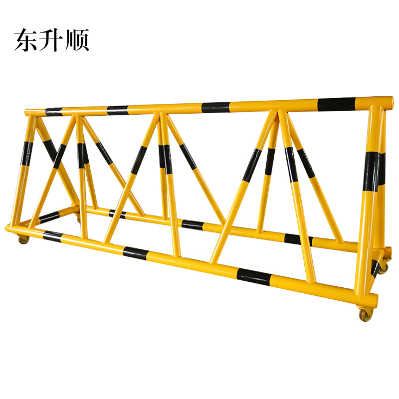 东升顺拒马移动路障带刺防撞幼儿园隔离围栏医院学校门口挡车防冲撞护栏黄黑按米