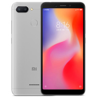 小米（MI） 红米6手机 3GB+32GB 铂银灰 全网通移动联通电信4G手机 双卡双待