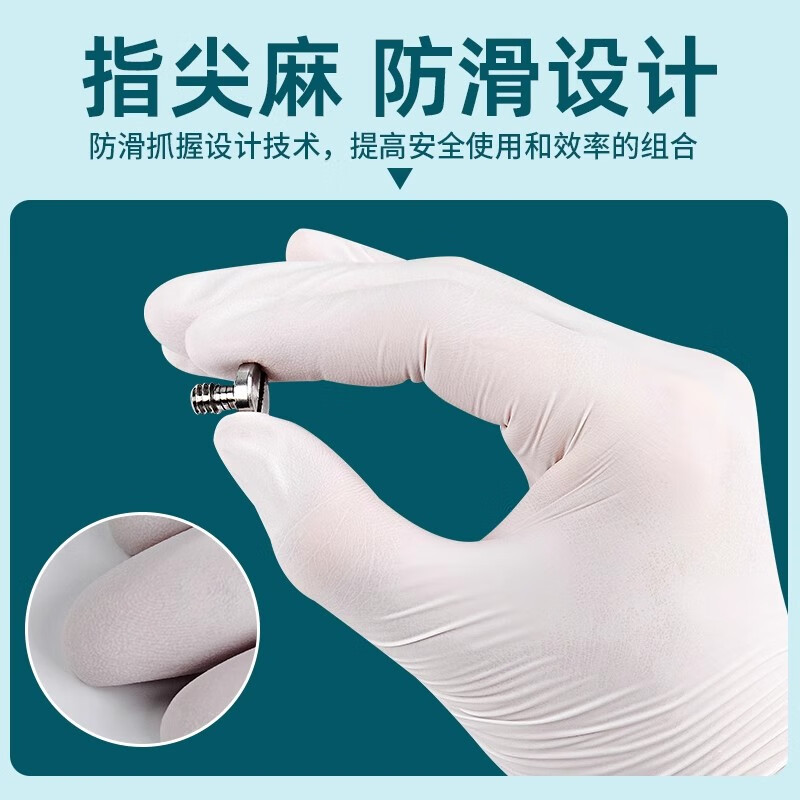英科医疗 SY98医用乳胶一次性医用乳胶手套 ZY-GF8893高清大图
