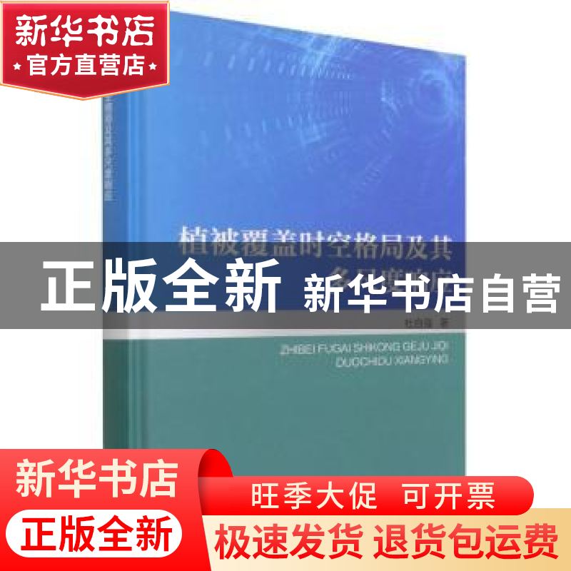 正版 植被覆盖时空格局及其多尺度响应 杜自强 中国矿业大学出版