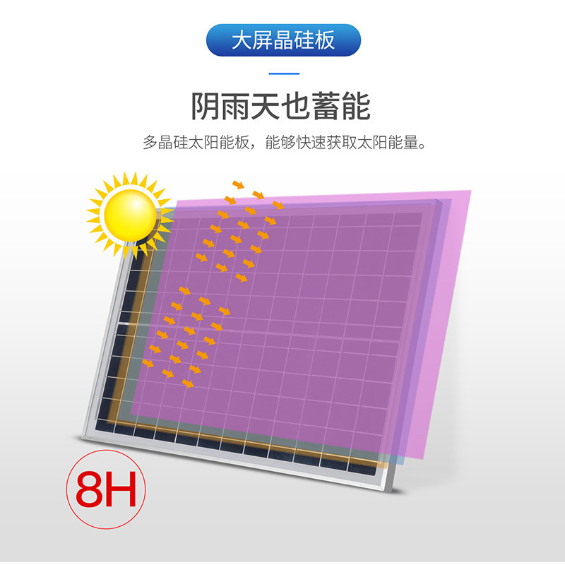 雷士照明NVC太阳能灯 庭院灯户外防水投光灯室外家用门柱壁灯新农村道路照明太阳能路灯