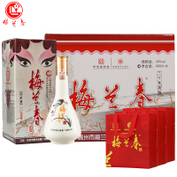 梅兰春 40度脸谱 500ml 6瓶整箱装 芝麻香型白酒 中华老字号酒[新旧包装随机发货]
