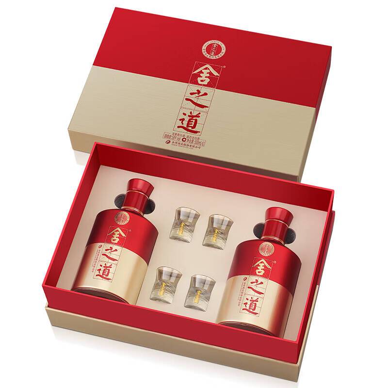 舍得 舍之道礼盒 50度 500ml*2瓶*3盒礼盒装 带品鉴非卖 新老版随机高清大图
