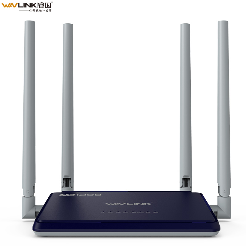 睿因(Wavlink)WN529B3 智能双频千兆5g1200Mbps无线路由器 家用高速无线穿墙王WIFI信号放大器