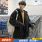 YUANSU秋冬季日系个性加绒牛仔棉衣男潮牌2020新款棉袄潮流百搭加厚外套棉衣