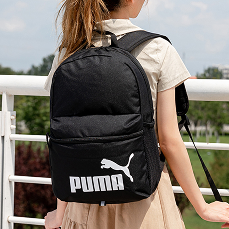 Puma/彪马男包女包新款大容量运动休闲双肩包电脑包学生书包075487-01 ZP高清大图