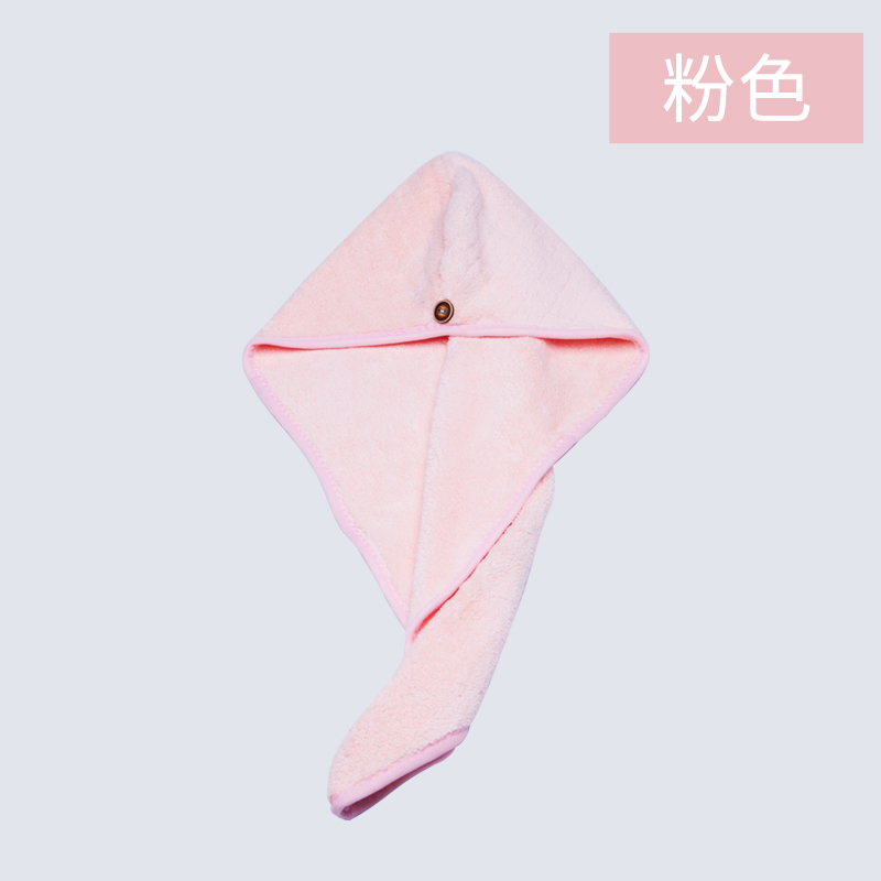包头巾浴帽干发帽子可爱女吸水毛巾擦长头发快速干洗头巾 三维工匠 紫色1条装[长绒款]