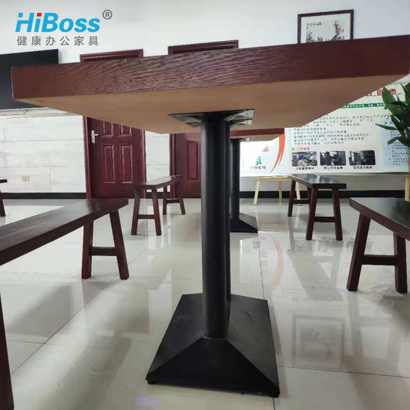 HiBoss长方形实木餐桌椅组合现代简约餐厅简易饭桌子