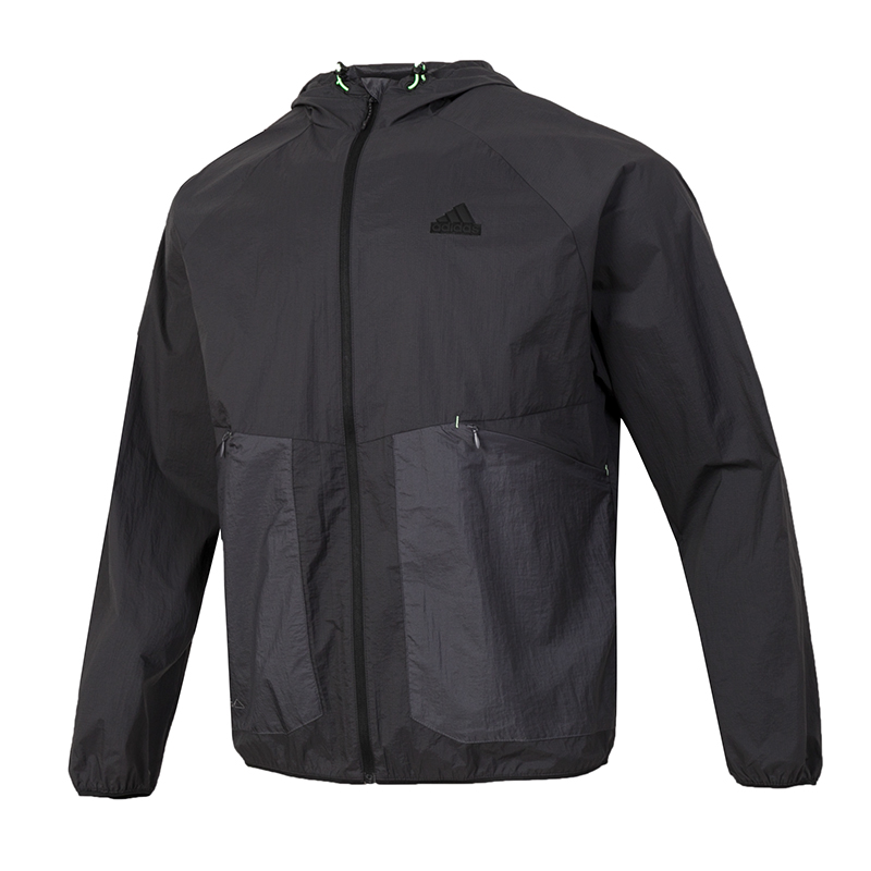 adidas阿迪达斯男装新款梭织夹克外套健身跑步运动服JI8658 ZP高清大图