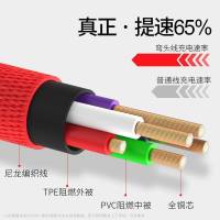乔歌(QIAOGE)2m苹果数据线充电线连接线支持iPhoneX/XS/XR/XS MAX 红色买二送一