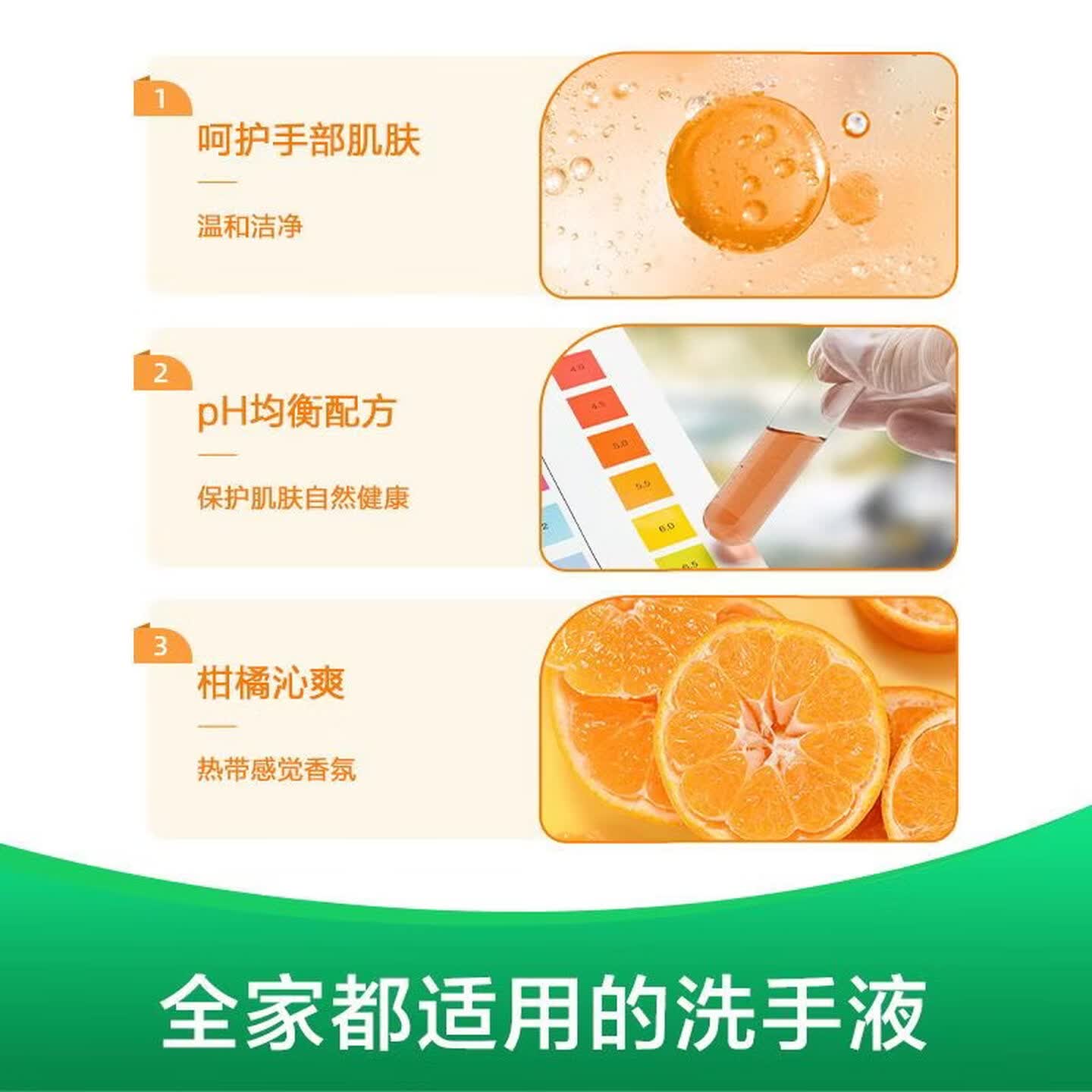 滴露抑菌洗手液自然清新500g高清大图