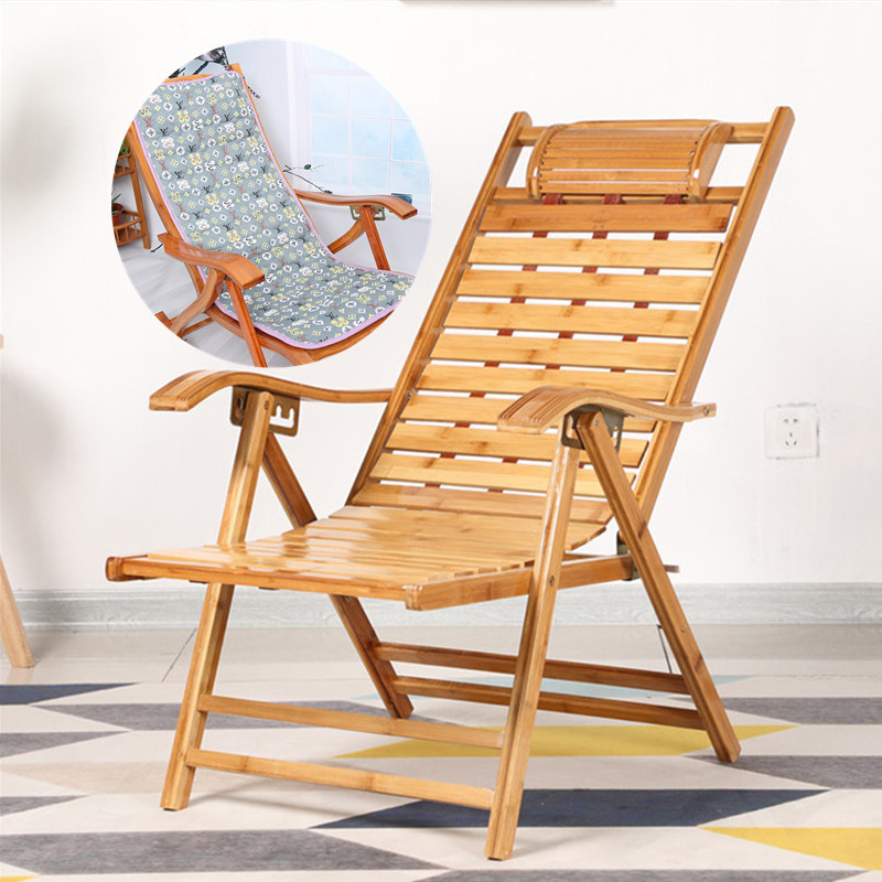 肃音椅子lx 001 竹躺椅折叠午休阳台家用休闲椅子 午睡椅懒人沙发实木靠背藤椅定制豪华宽片竹躺椅 加固 布垫 价格图片品牌报价 苏宁易购云途家装建材专营店