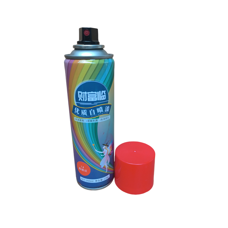 财富临 自喷漆 350ml/瓶 嘉陵红 瓶高清大图